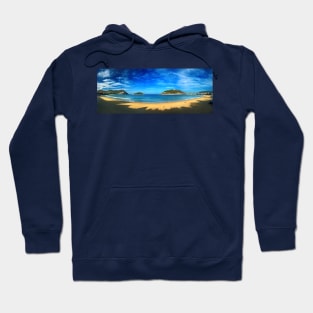 Playa La Concha Panorama- Donostia (San Sebastian) Hoodie